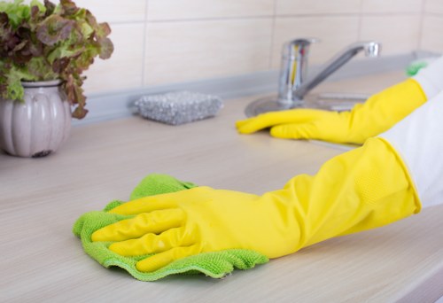 Professional cleaning of a commercial building facade in Elephant and Castle