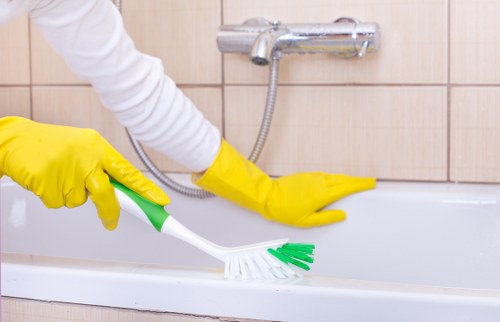 Professional carpet cleaning equipment in a South London business property