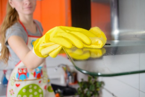 Local cleaners handling a deep clean in a central London home